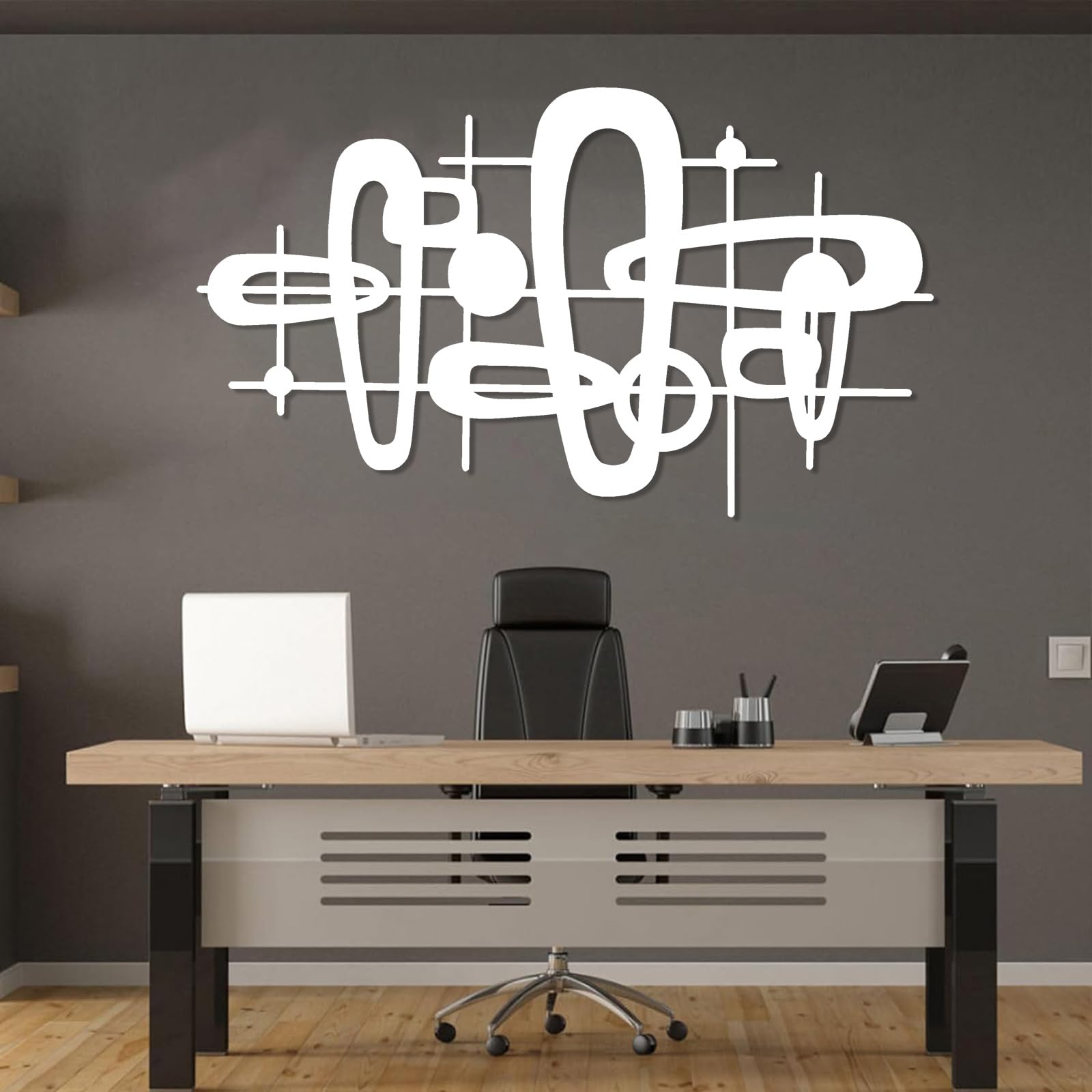 Amazon.com: Mid Century Modern Metal Wall Art - Luxury Retro Wall